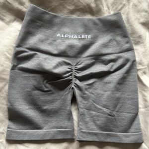 Alphalete amplify grey shorts